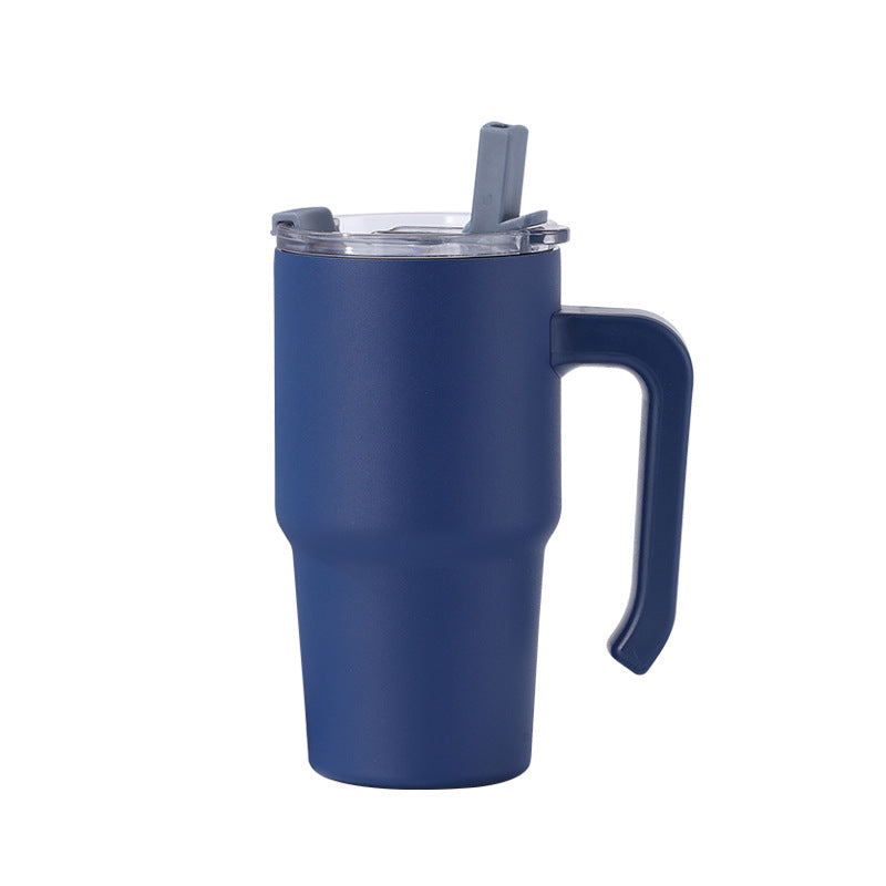 Wholesale Double-Layer 304 Stainless Steel Vacuum Insulated Car Cup Simple Modern Style Thermal Mug Cold Resistant Ice Dominating Cup